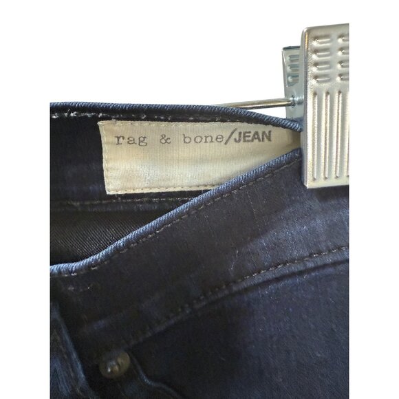 Rag & Bone Womens Elephant Bell Jeans Size 27 Dark Wash Denim Mid-Rise - Picture 6 of 14